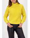 Monari dámský svetr 809489 200 žlutý