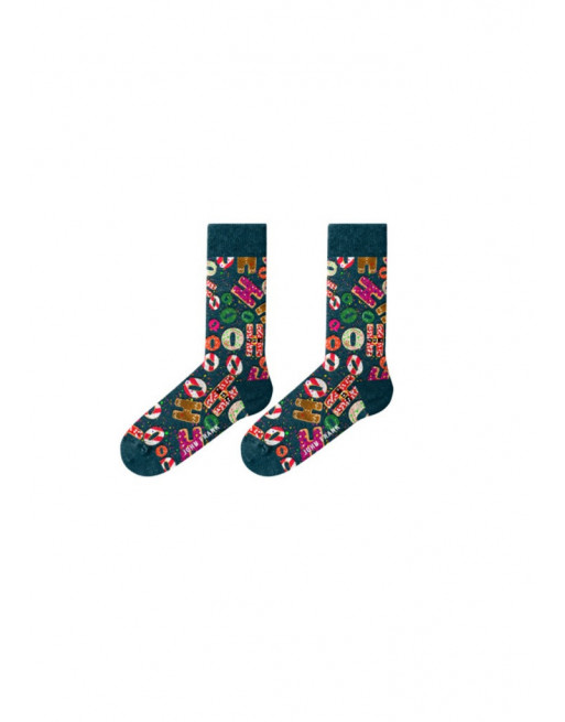 John Frank pánské ponožky JFLSFUN-CH32 petrojelové