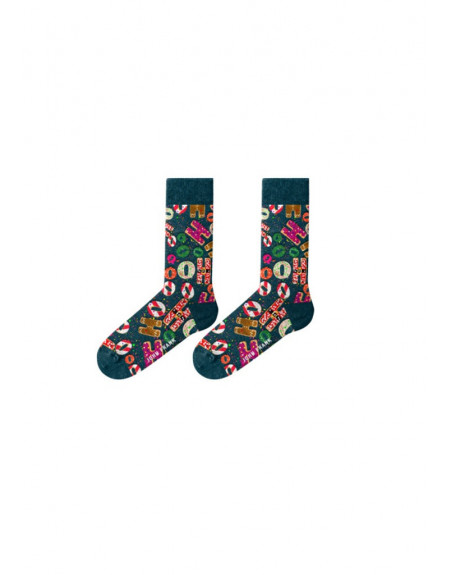 John Frank pánské ponožky JFLSFUN-CH32 petrojelové