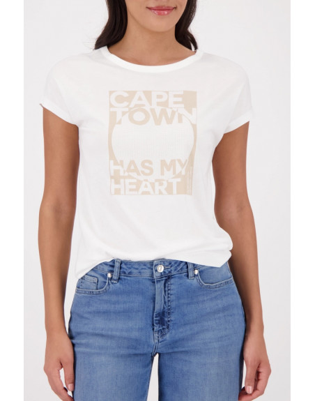 Monari dámské tričko 410156 102 bílé