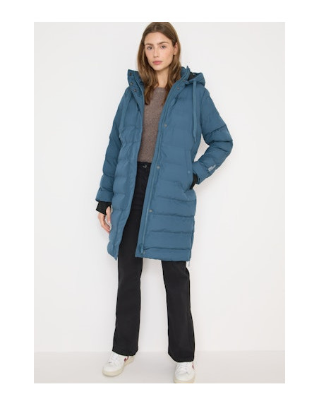 Cecil dámský kabát 101338 16666 modrý