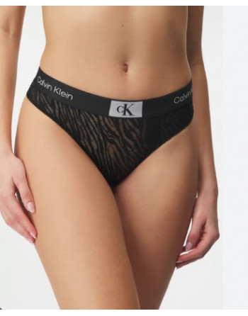 Calvin Klein tanga QF7378e černá