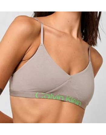Calvin Klein podprsenka QF7398E sv. šedá