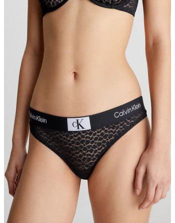 Calvin Klein tanga QF7175E černá