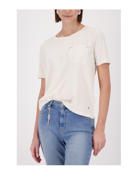 Monari dámské tričko 410467 124 krémové