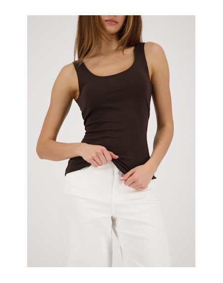 Monari dámské tílko 410372 564 hnědé