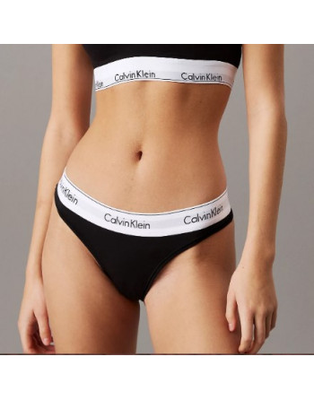Calvin Klein tanga F3786E černá