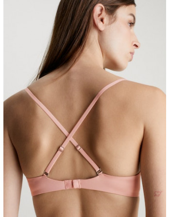 Calvin Klein podprsenka nevyztužená QF7290E sv. růžová