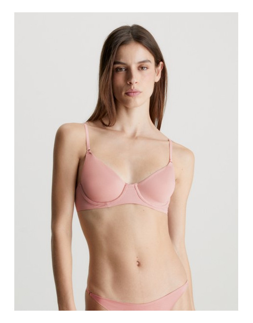 Calvin Klein podprsenka nevyztužená QF7290E sv. růžová