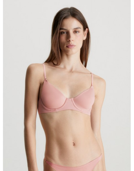 Calvin Klein podprsenka nevyztužená QF7290E sv. růžová
