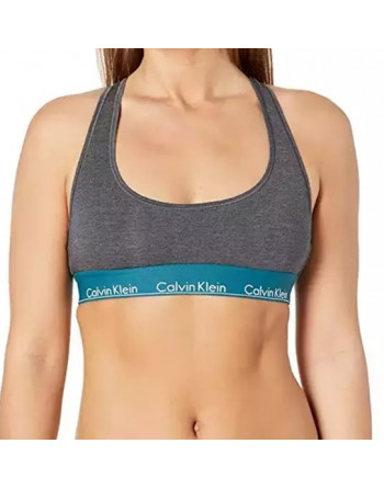 Calvin Klein podprsenka F3785E tm. šedá