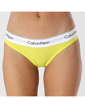 Calvin Klein kalhotky F3787E žluté