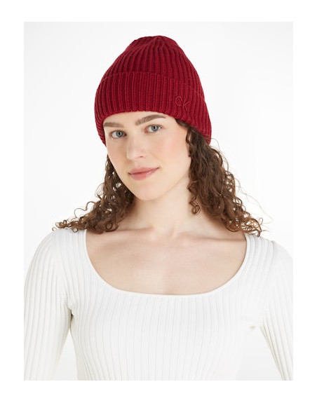 Calvin Klein čepice dámská K60K612033 červená XAI