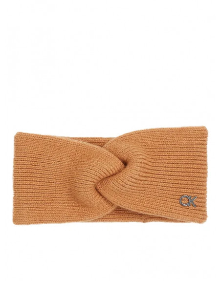 Calvin Klein čelenka dámská K60K612591 GDB hnědá