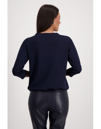 Monari dámská mikina 409376 797 tm. modrá