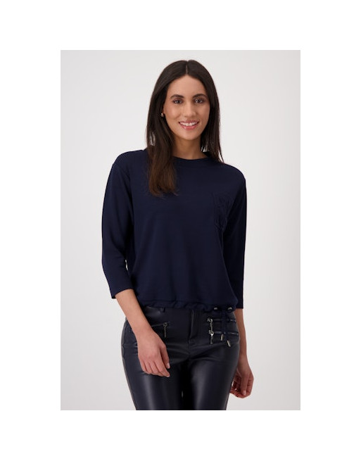 Monari dámská mikina 409376 797 tm. modrá