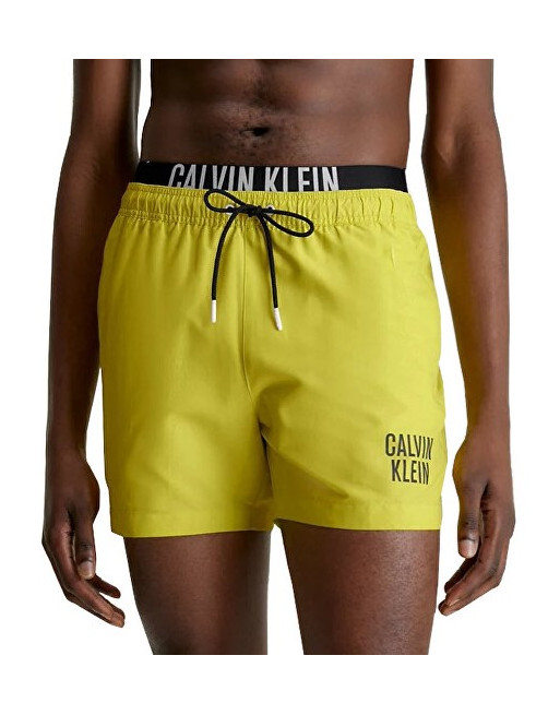 Calvin Klein pánské plavky KM0KM00798 LRF žluté