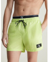 Calvin Klein pánské plavky KM0KM00981 LKQ sv. zelené