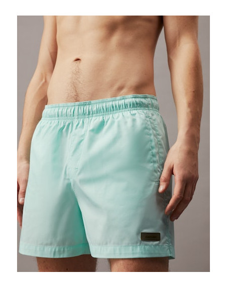Calvin Klein pánské plavky KM0KM00939 CCP sv. zelené