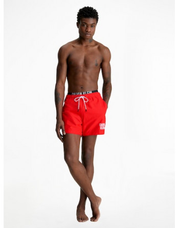 Calvin Klein pánské plavky KM0KM00798 XNE červené