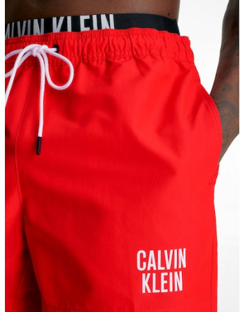Calvin Klein pánské plavky KM0KM00798 XNE červené