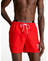 Calvin Klein pánské plavky KM0KM00798 XNE červené