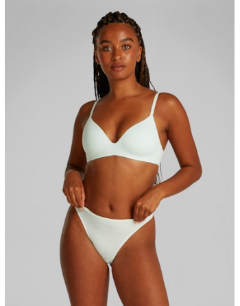 Calvin Klein dámská tanga QF7820 CHJ sv. zelená