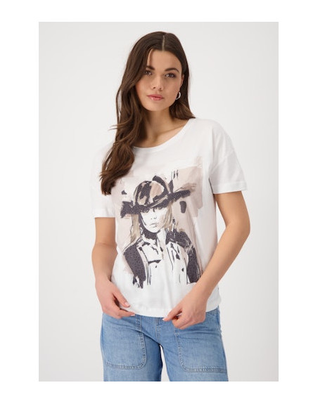 Monari dámské tričko 409669 105 bílé