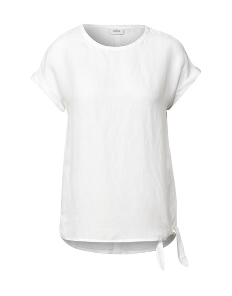 Cecil dámské tričko 345369 10000 bílé