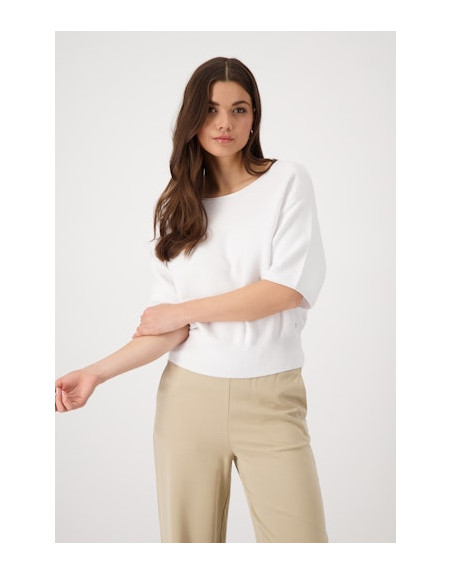 Monari dámský svetr 409948 105 bílý