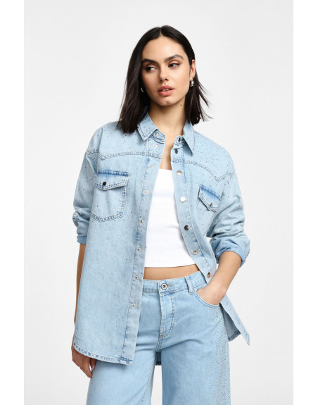 Please dámská bunda C869200007 modrá