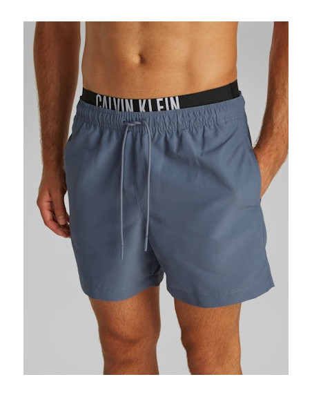 Calvin Klein plavky pánské KM0KM01093 PCP šedé