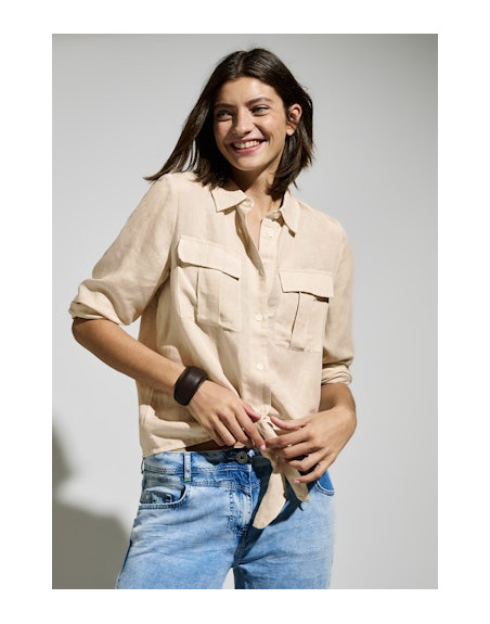 Cecil dámská košile 345371 16247 béžová