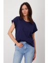 Monari dámské tričko 409885 718 tm. modré