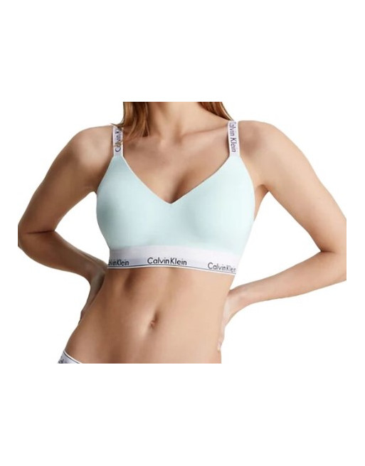 Calvin Klein podprsenka QF7059E LKW sv. zelená