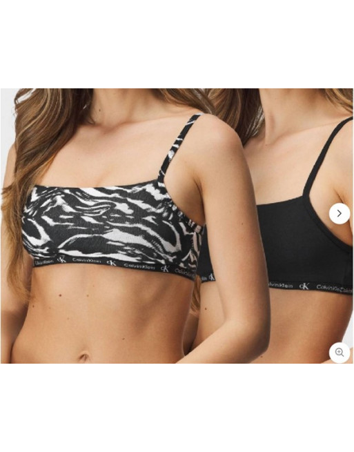 Calvin Klein podprsenka QF7215E BIK 2pack