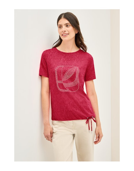 Cecil dámské tričko 323517 36759 červené