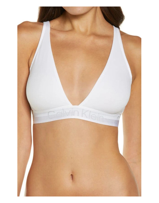 Calvin Klein podprsenka QF6683E 100 bílá