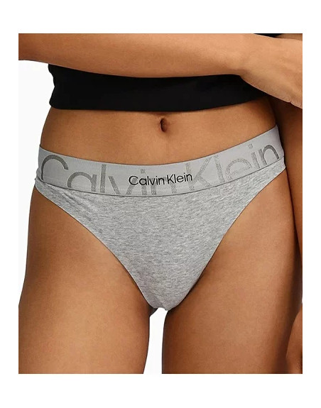 Calvin Klein tanga QF6992E P7A šedé