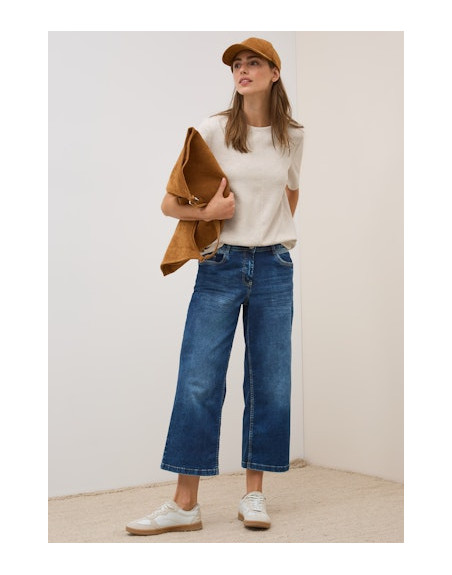 Cecil dámské tričko 303319 16768 béžové