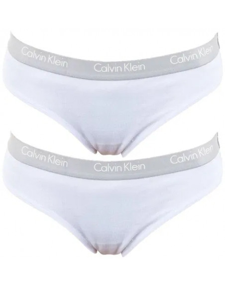 Calvin Klein kalhotky QD3584E 100 bílé 2pack