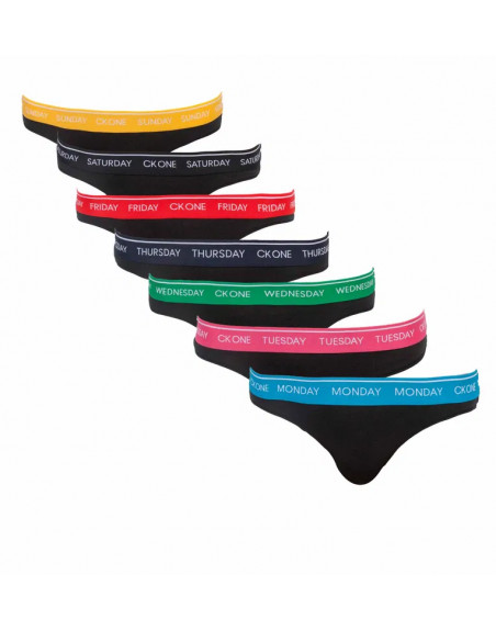 Calvin Klein kalhotky QF5937E BAK 7pack