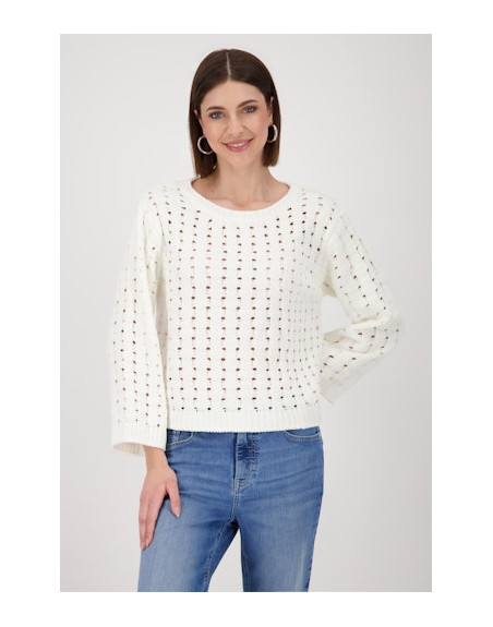 Monari dámský svetr 809056 102 bílý