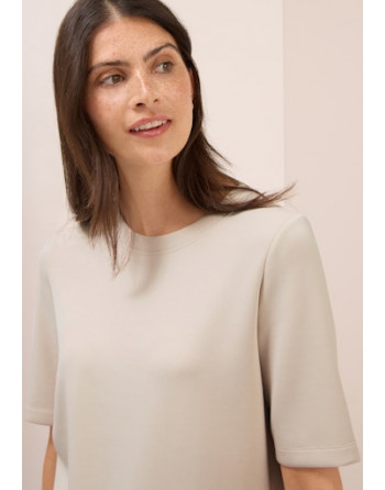 Cecil dámské tričko 323877 16983 krémové