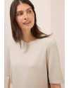 Cecil dámské tričko 323877 16983 krémové