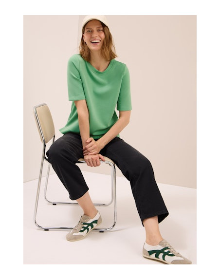 Cecil dámské tričko 323877 16832 zelená