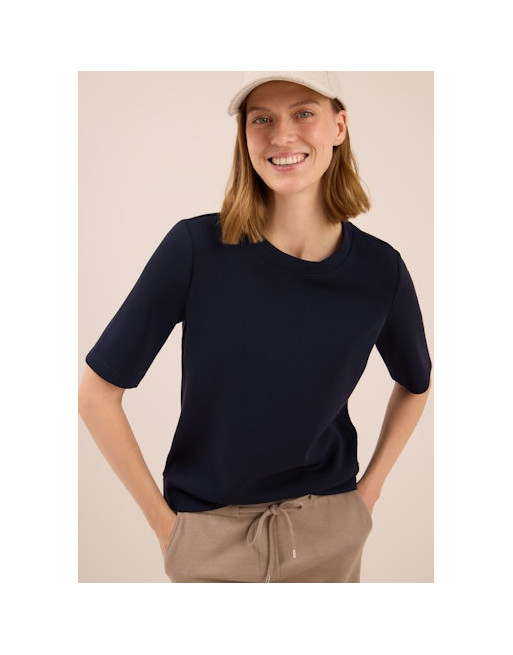 Cecil dámské tričko 323877 16831 tm. modrá