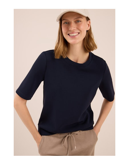 Cecil dámské tričko 323877 16831 tm. modrá
