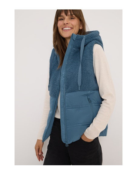 Cecil dámská vesta 220272 16666 modrá