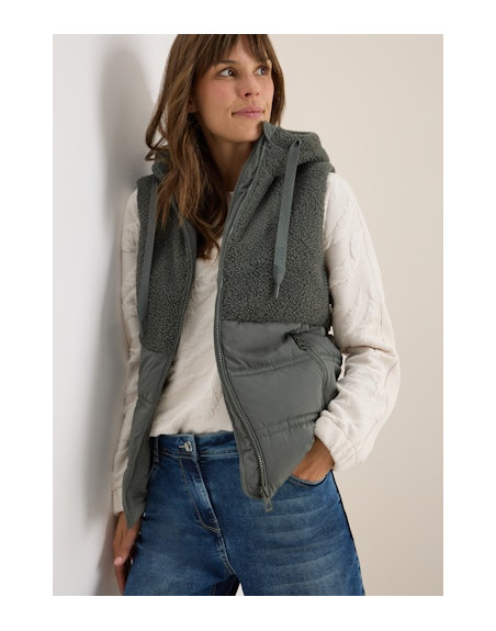 Cecil dámská vesta 220272 16713 šedá